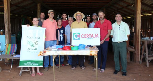 CERTAJA apoia curso de Eletrificação Rural em Sanga Funda, Triunfo
