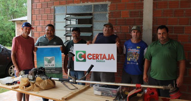 CERTAJA apoia curso de operação e manutenção de roçadeiras em Paverama