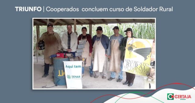 Curso de soldador rural agrega conhecimentos para cooperados de Triunfo